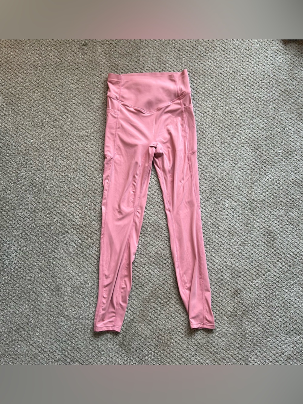 HALARA 7/8 UltraSculpt Scrunch Butt Tummy Control Leggings Rose Pink Size: XS